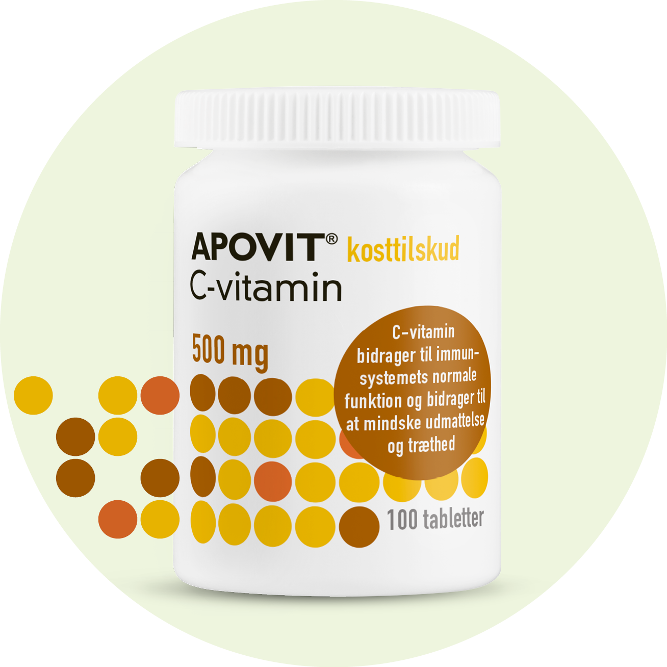 C-vitamin 500 mg, 100 tabletter