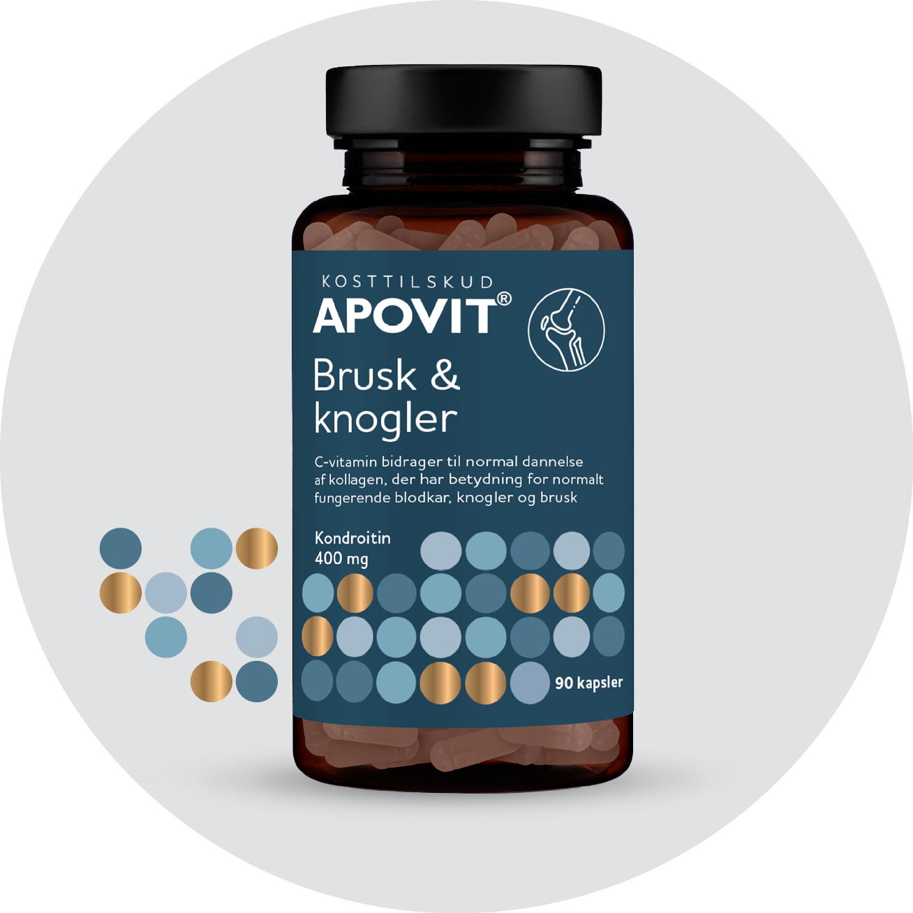 Brusk & knogler, 90 tabletter