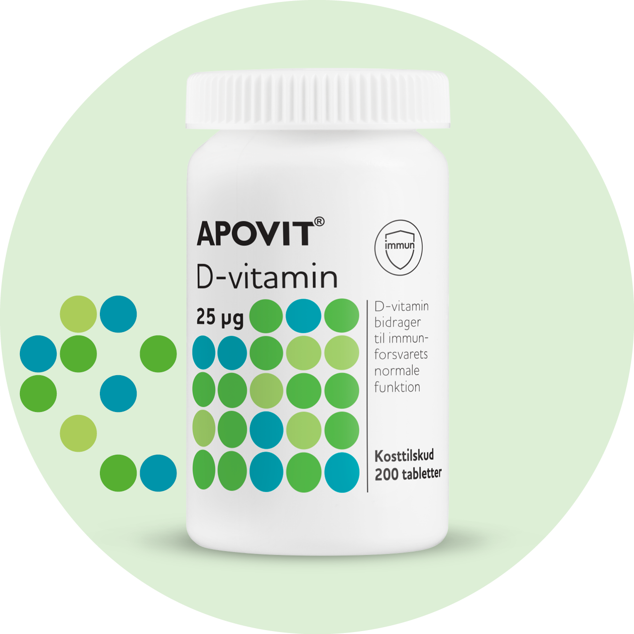 Bidrager til at vedligeholde normale knogler, tænder og Muskelfunktion samt immunforsvaret