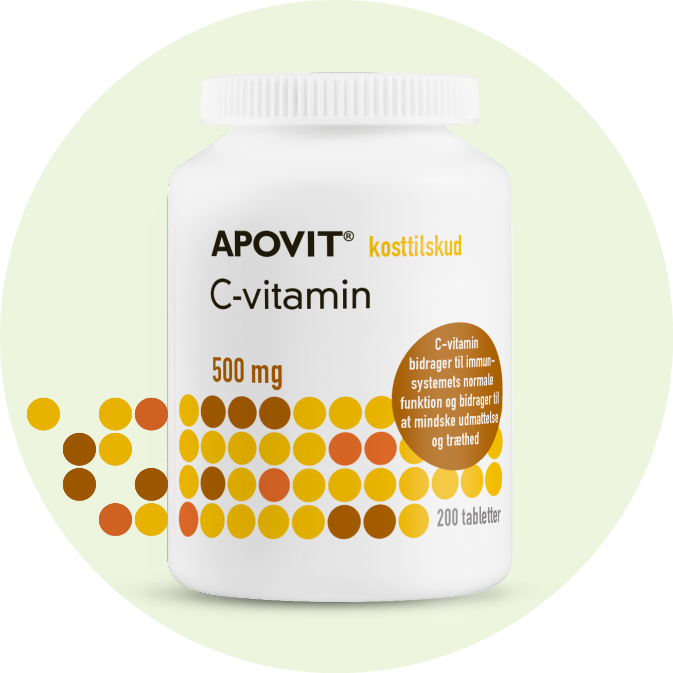 C-vitamin 500 mg, 200 tabletter