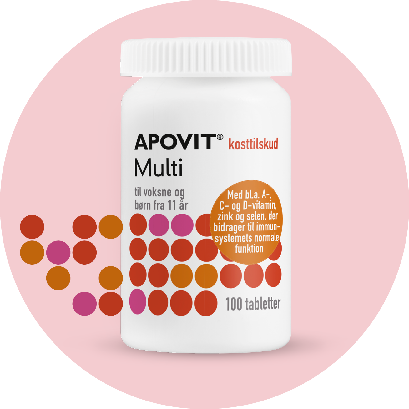Multi voksen, 100 tabletter