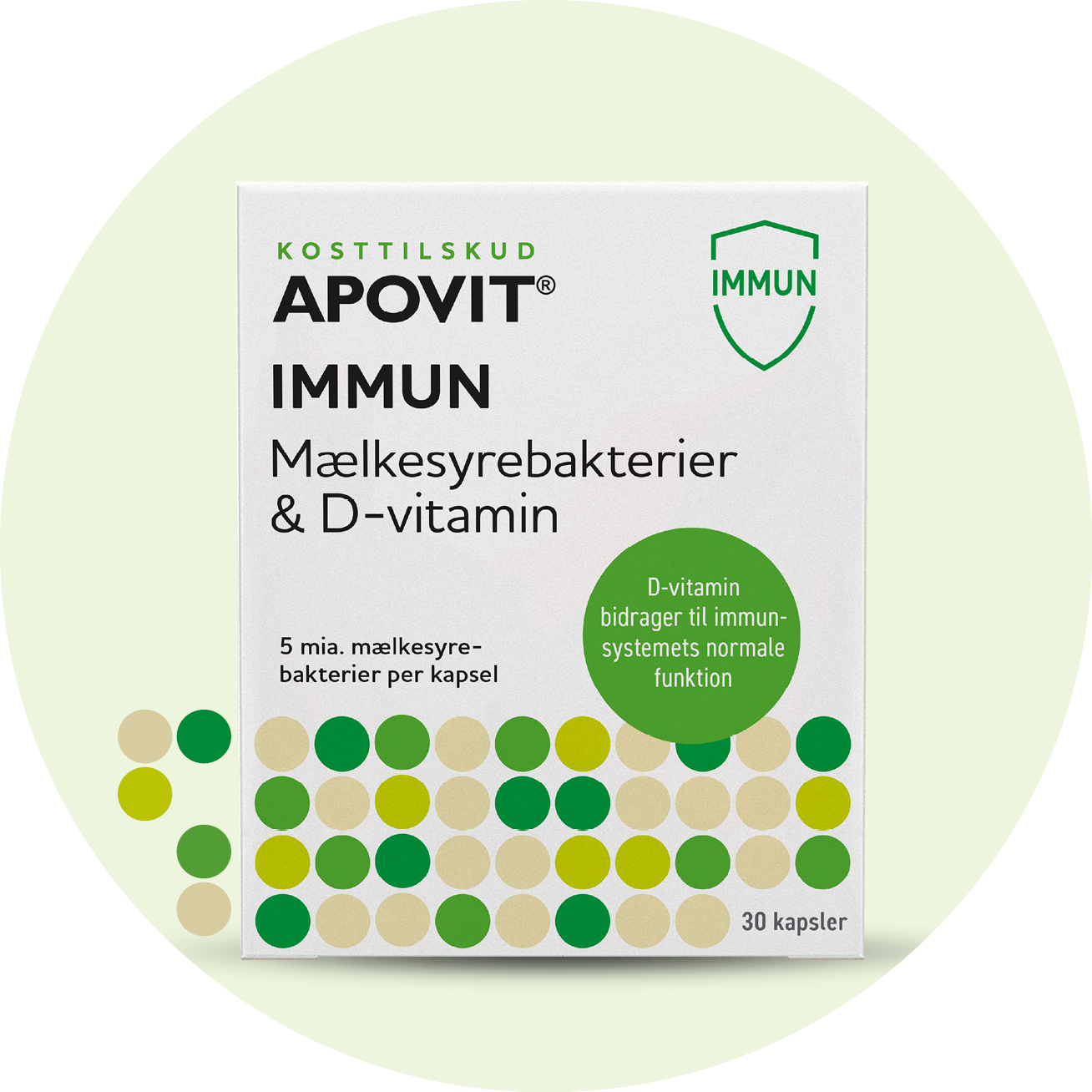 D-vitamin er med til at vedligeholde immunsystemet og dets normale funktioner samt bidrager til vedligeholdelsen af normale knogler og tænder