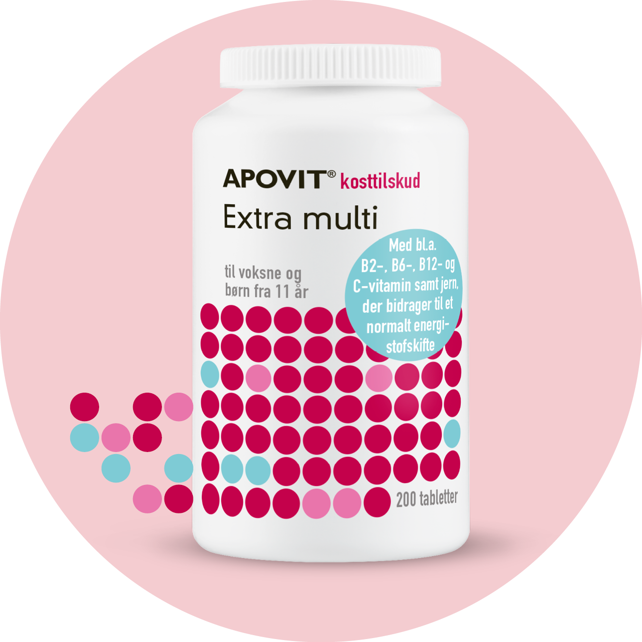 Extra multi voksen, 200 tabletter