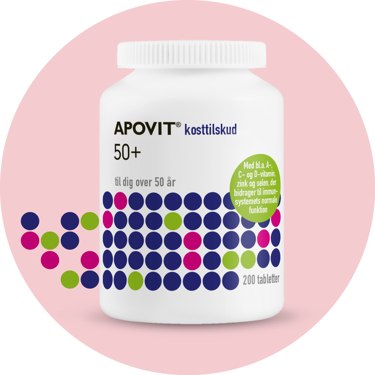 50+, 200 tabletter