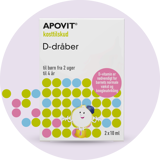 D-vitamin er nødvendig for barnets normale vækst og knogledannelse