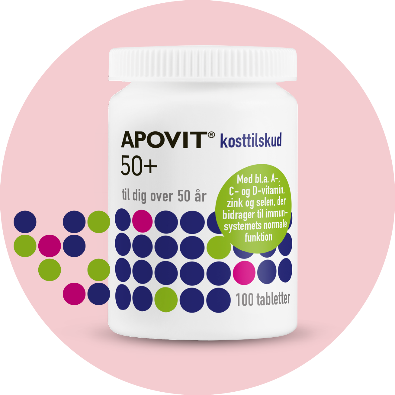 50+, 100 tabletter