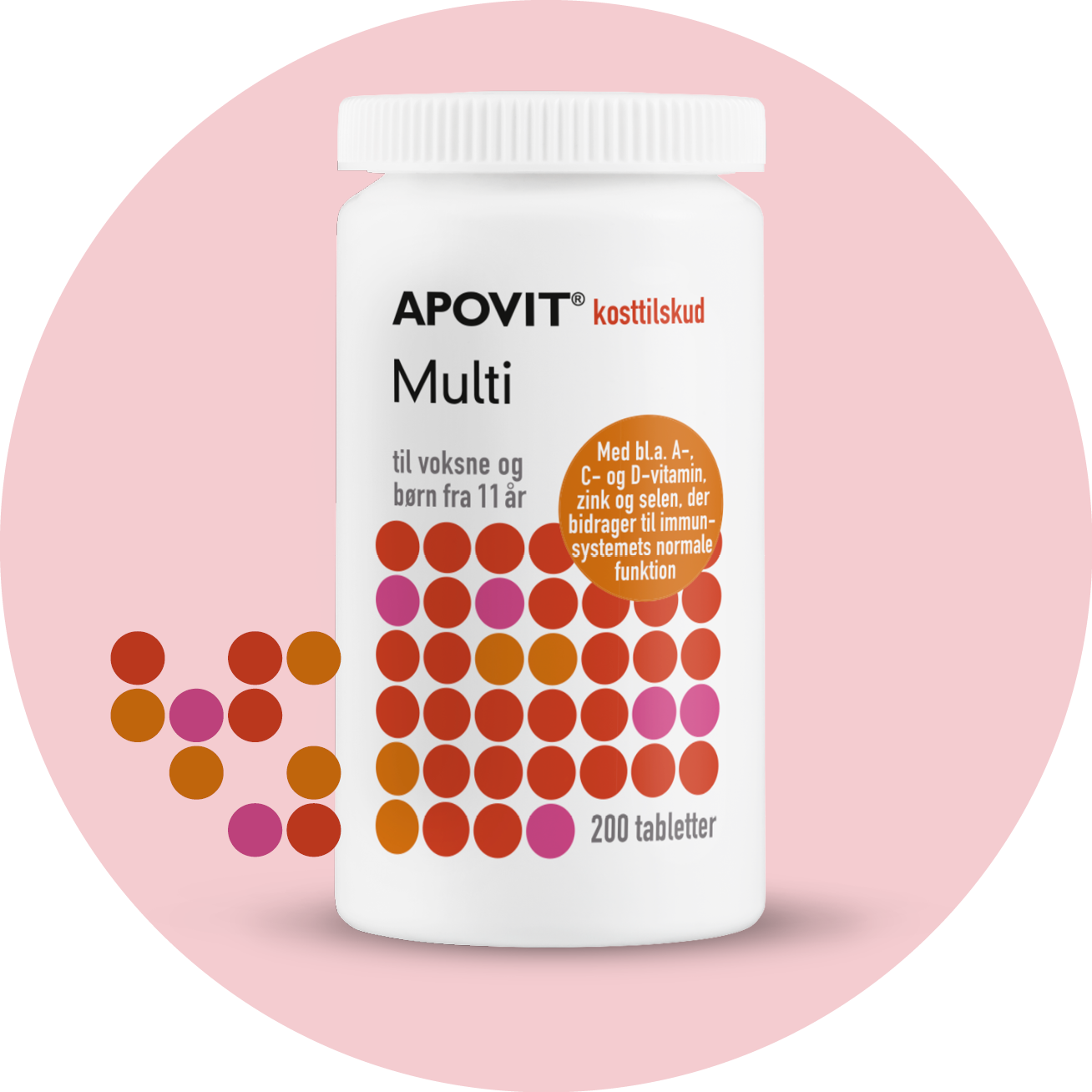 Multi voksen, 200 tabletter